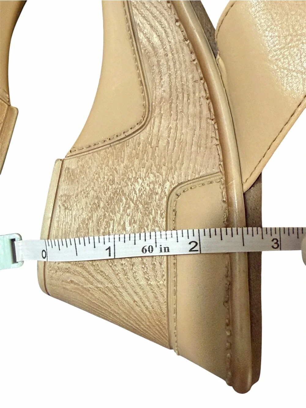 Natural Soul Raquel Tan Embellished Ring-Detail Slide Sandals - 8.5